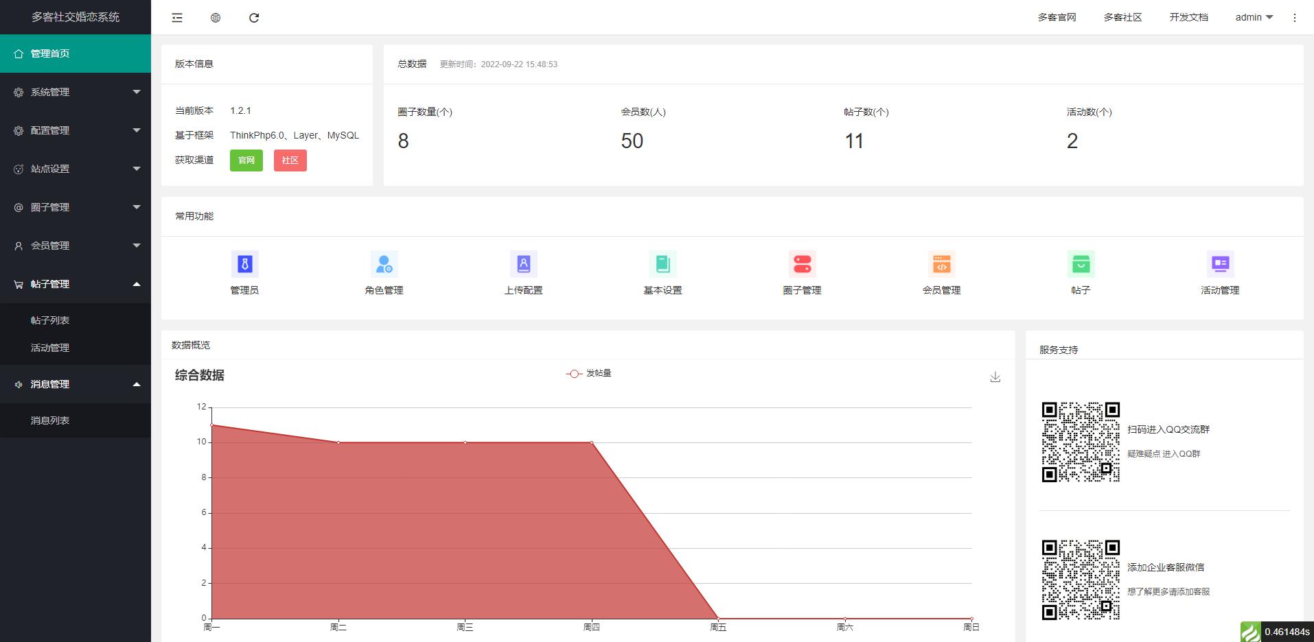 2022 采用 uni-app 开发的多端圈子社区论坛系统