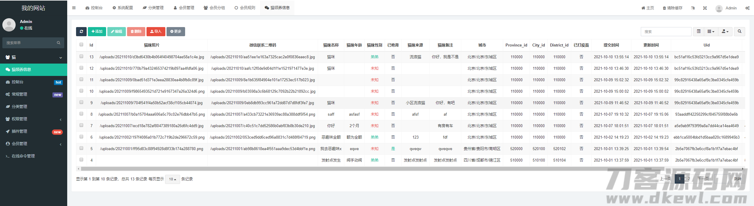 图片[5]-最新流浪猫流浪狗H5完整运营源码下载/可封装APP-专业网站源码、源码下载、源码交易、php源码服务平台-游侠网