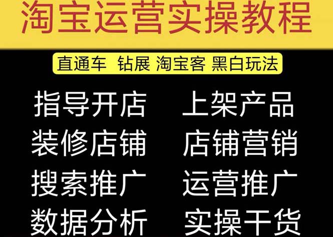 2023淘宝开店教程0基础到高级全套视频网店电商运营培训教学课程（2月更新）-专业网站源码、源码下载、源码交易、php源码服务平台-游侠网