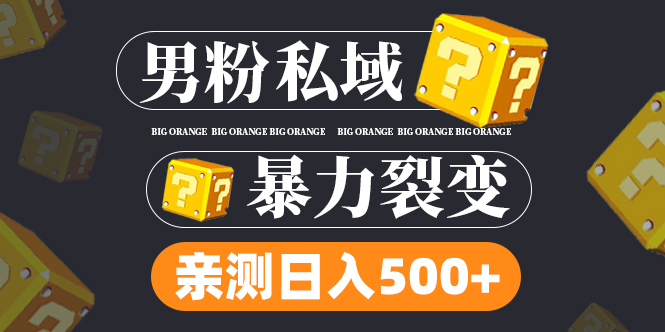 男粉私域项目：亲测男粉裂变日入500+（视频教程）-专业网站源码、源码下载、源码交易、php源码服务平台-游侠网