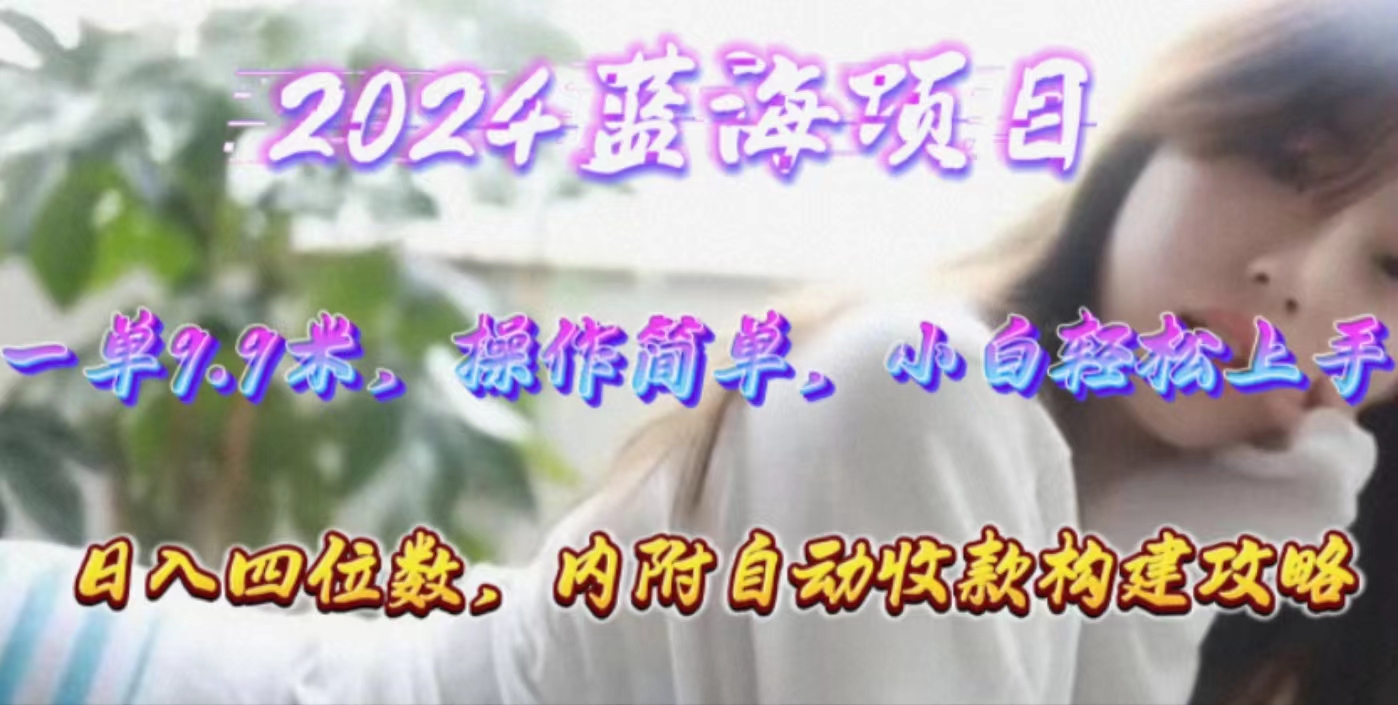 （10204期）年轻群体的蓝海市场，1单9.9元，操作简单，小白轻松上手，日入四位数-专业网站源码、源码下载、源码交易、php源码服务平台-游侠网