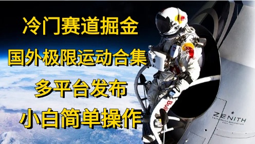 （10745期）冷门赛道掘金，国外极限运动视频合集，多平台发布，小白简单操作-专业网站源码、源码下载、源码交易、php源码服务平台-游侠网