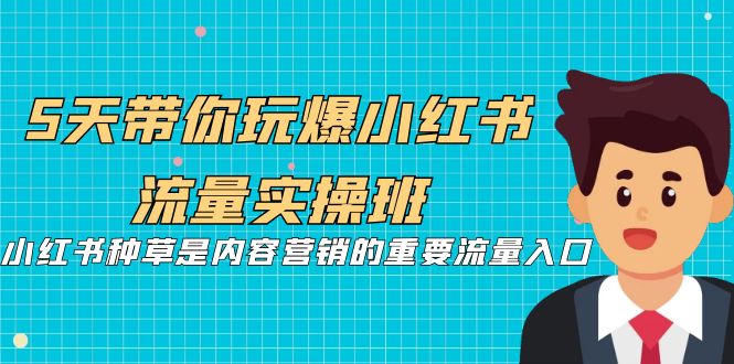 5天带你玩爆小红书流量实操班，小红书种草是内容营销的重要流量入口-专业网站源码、源码下载、源码交易、php源码服务平台-游侠网