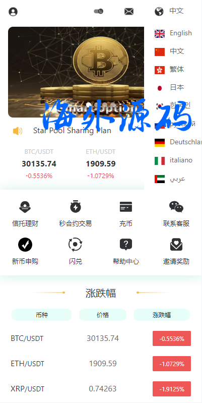 图片[3]-多语言交易所系统/秒合约交易/理财认购矿机闪兑贷款-专业网站源码、源码下载、源码交易、php源码服务平台-游侠网