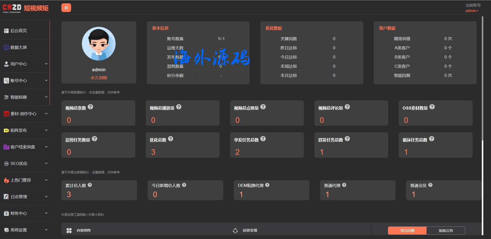 图片[2]-解密去授权版抖音快手短视频矩阵营销系统-专业网站源码、源码下载、源码交易、php源码服务平台-游侠网