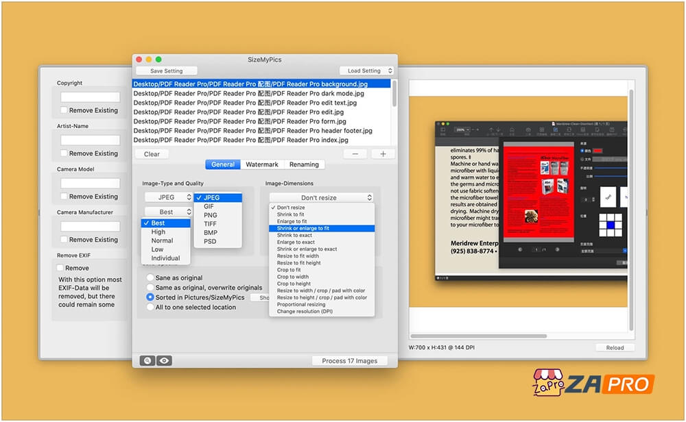 Mac 图片批量处理工具：SizeMyPics 1.6 破解版-专业网站源码、源码下载、源码交易、php源码服务平台-游侠网