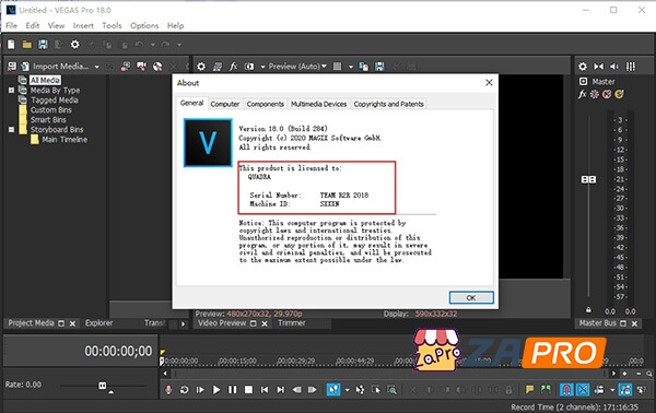 视频剪辑软件：MAGIX Vegas Pro 18 build 527 多语言学习版-专业网站源码、源码下载、源码交易、php源码服务平台-游侠网